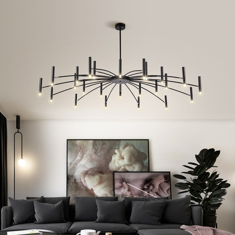 Modern Minimalist Bedroom Dining Room Art Chandelier