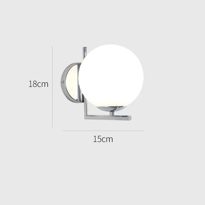 Modern Minimalist Light Luxury Round LED Wall Lamp