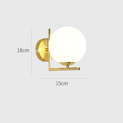 Modern Minimalist Light Luxury Round LED Wall Lamp